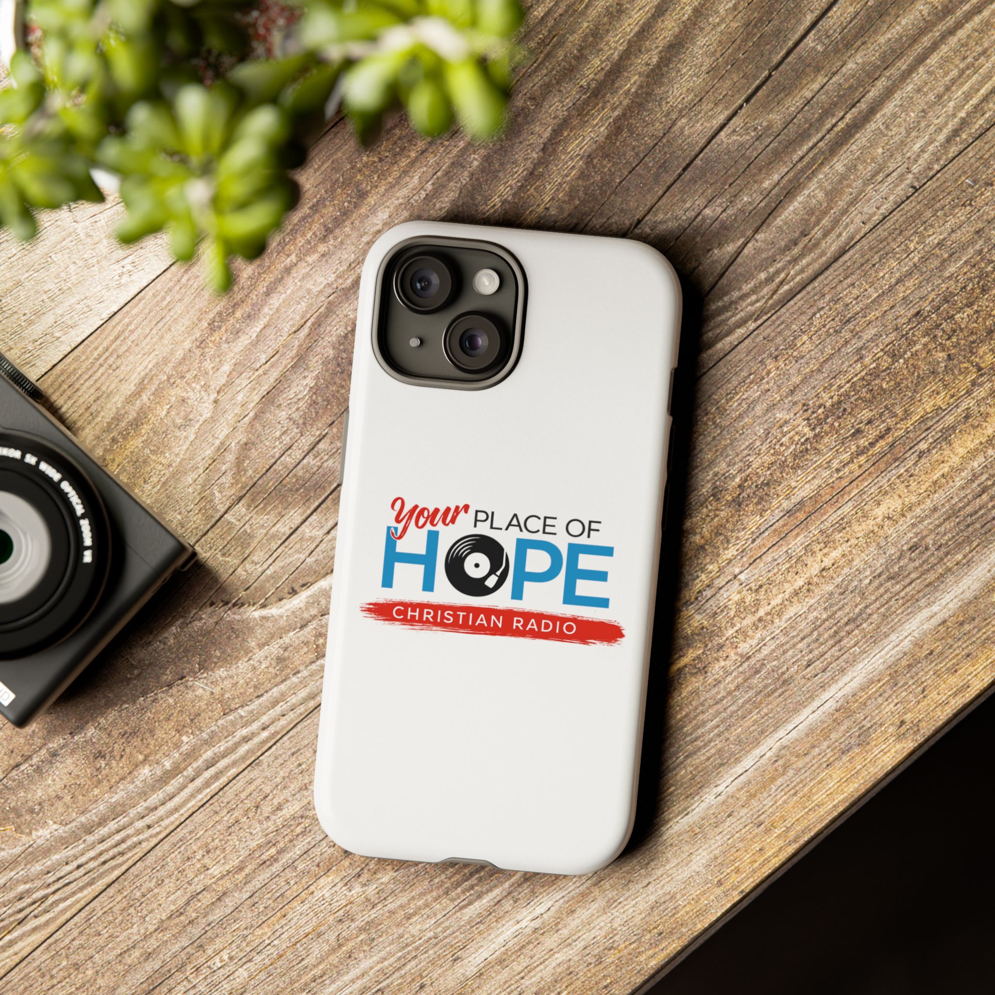 Your Place of Hope Christian Radio Tough Phone Case | Protective Faith Logo Cover | Christian Gift
