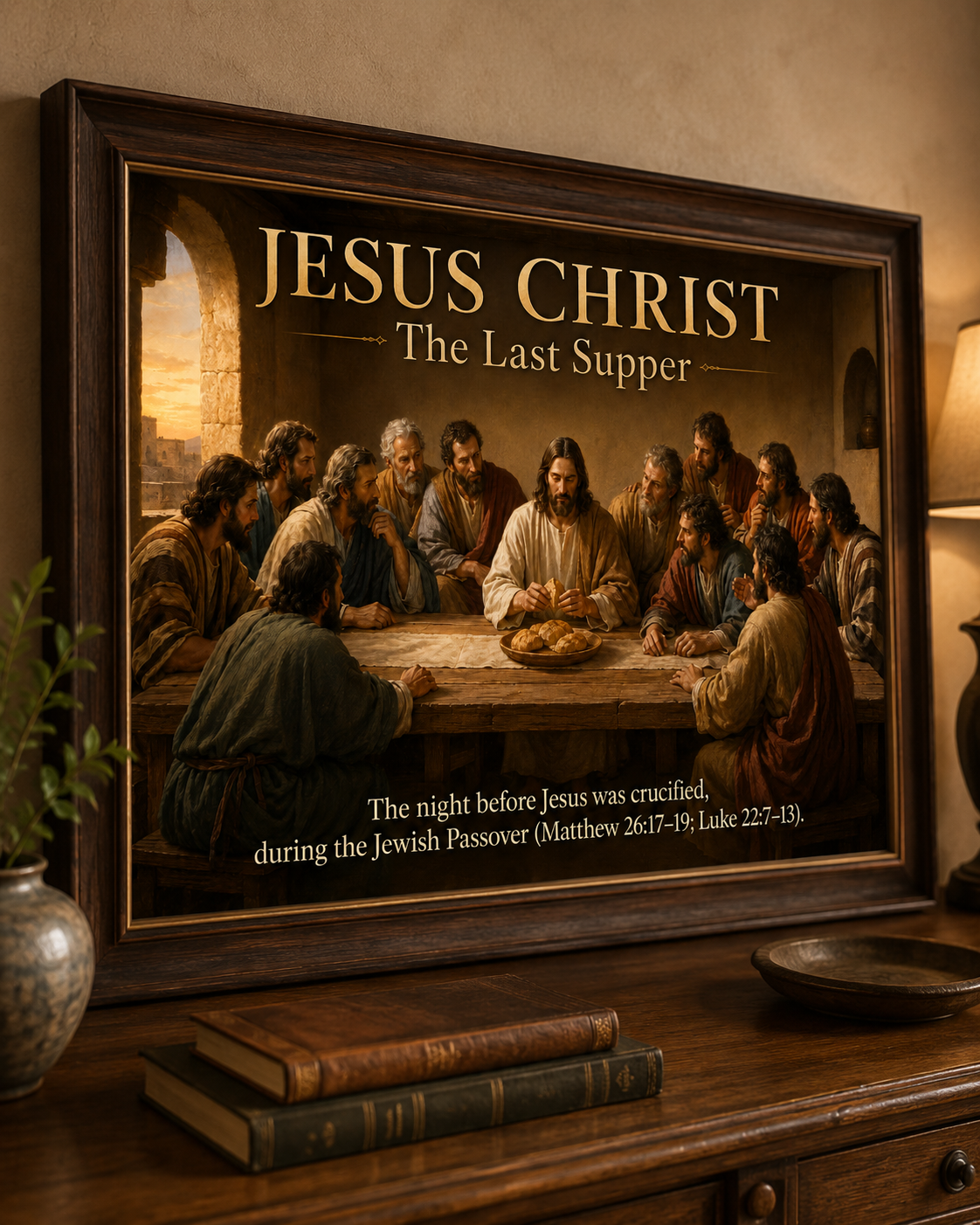 Jesus Christ The Last Supper Wall Art - Image 2