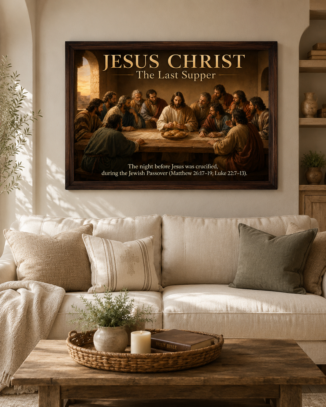 Jesus Christ The Last Supper Wall Art - Image 4