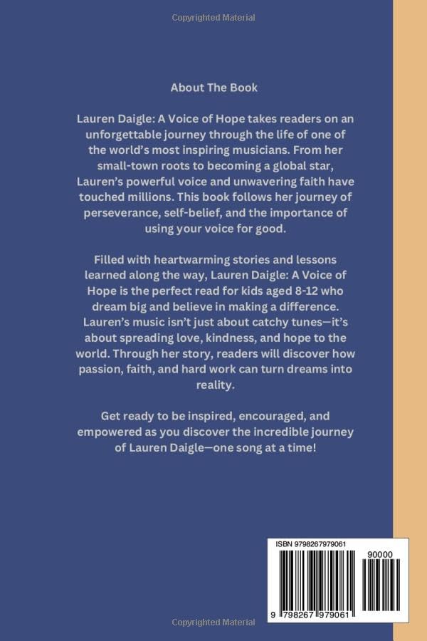 Lauren Daigle Biography for Kids: The Voice of Hope – How One Singer's Faith Inspired the World - Image 2