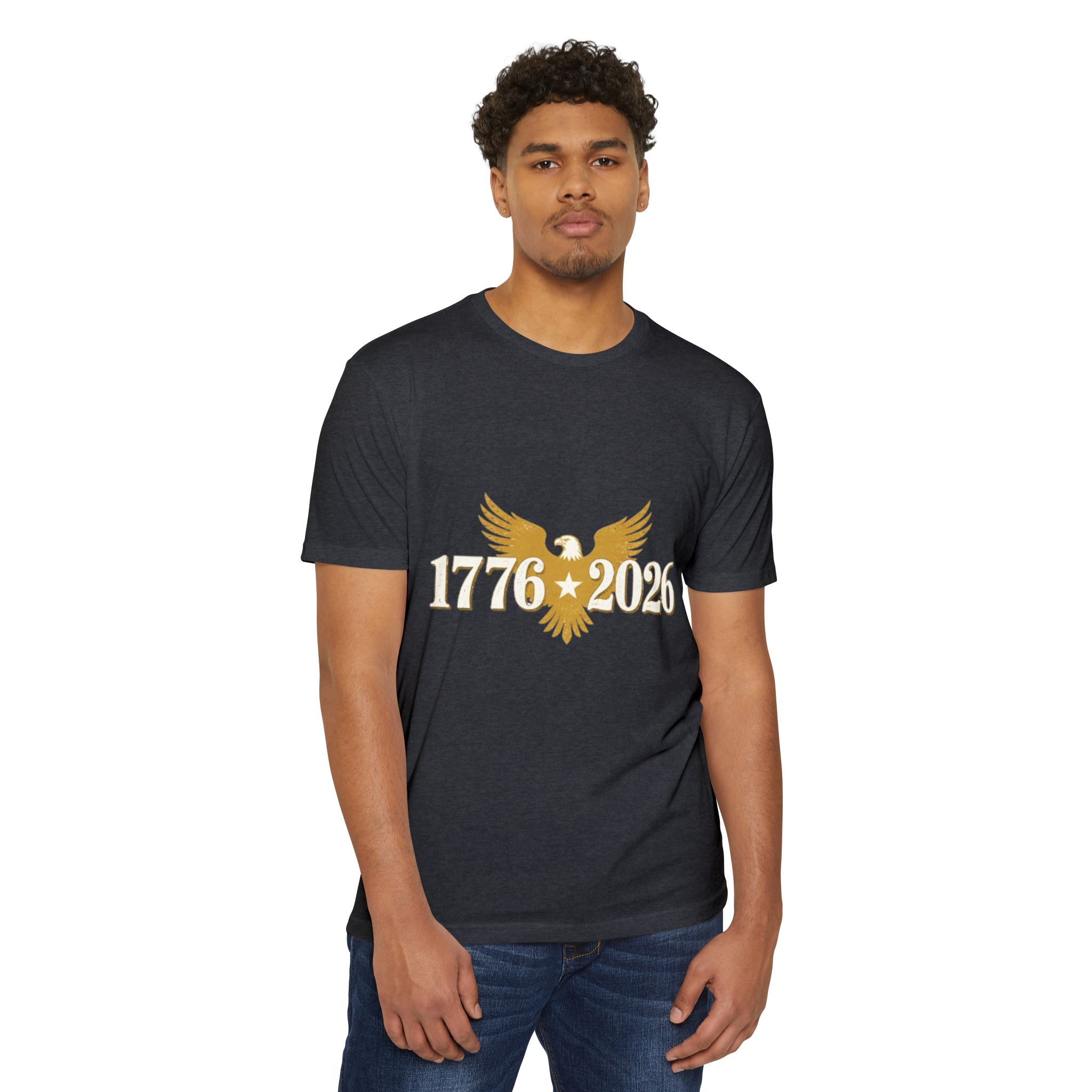 1776–2026 American Eagle & Liberty Bell Patriotic T-Shirt | America’s 250th Anniversary Apparel | Patriotic Gift - Image 15
