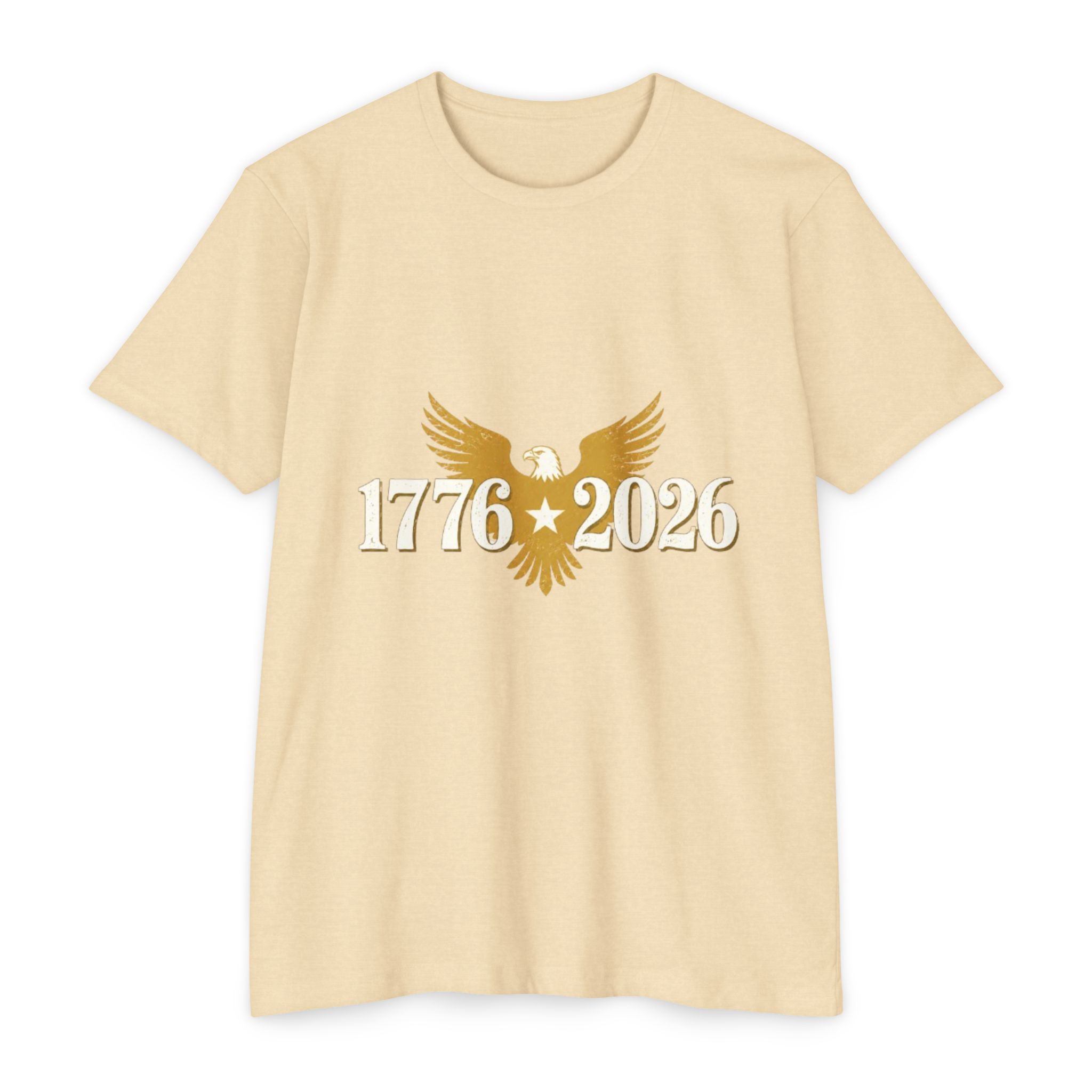1776–2026 American Eagle & Liberty Bell Patriotic T-Shirt | America’s 250th Anniversary Apparel | Patriotic Gift - Image 5