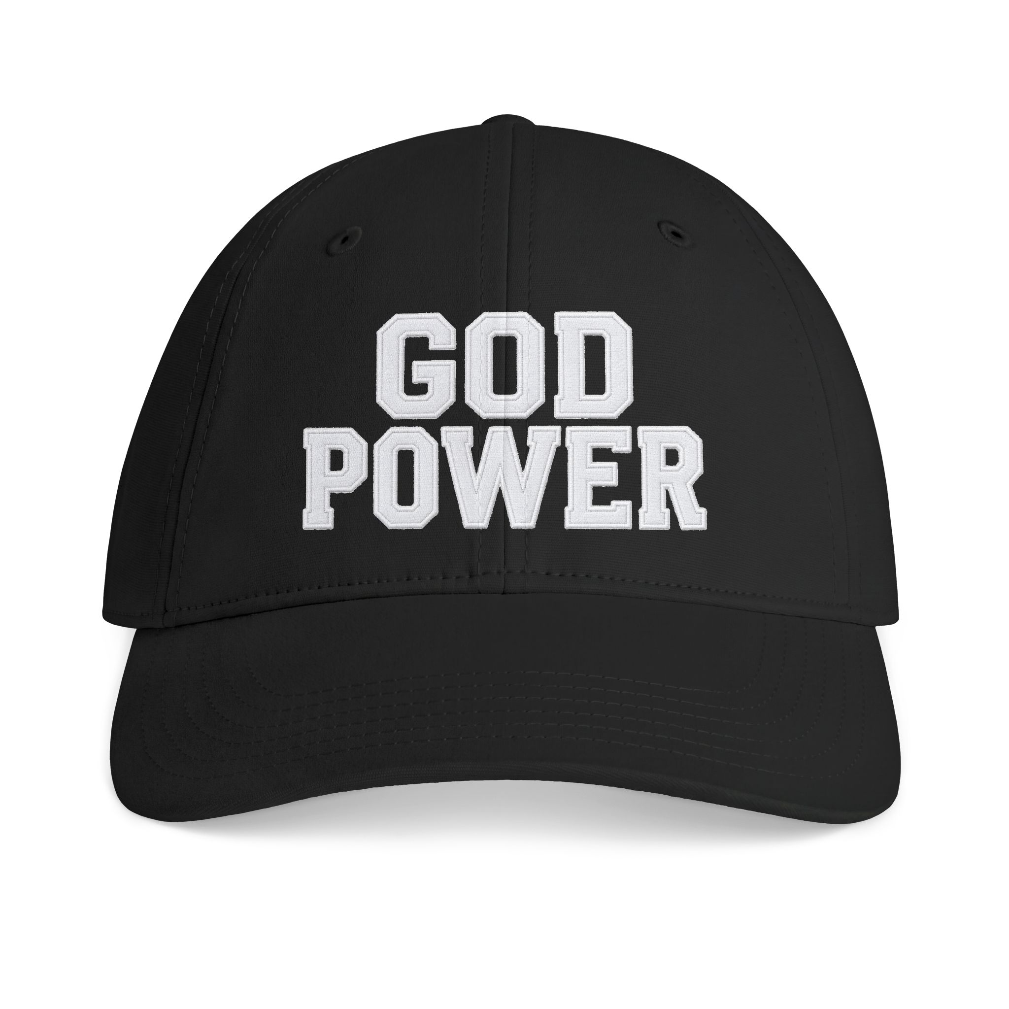 God Power Cap — Embroidered Faith Baseball Hat