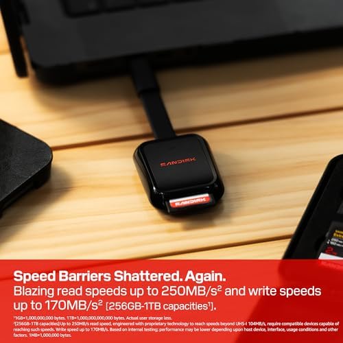 SanDisk 256GB Extreme PRO SD UHS-I Card, Up to 250MB/s Read and 170MB/s Write, 4K UHD, Full HD, U3, V30, SDSDXXJ-256G-GSCIN - Image 3