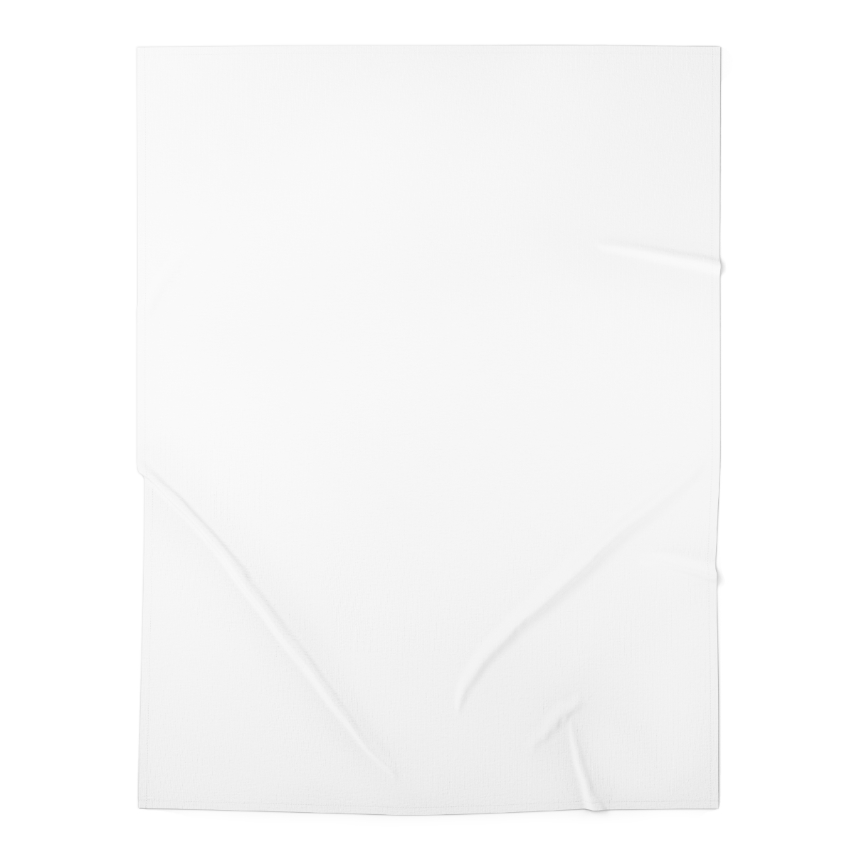 Personalized Baby Swaddle Blanket, blank front view