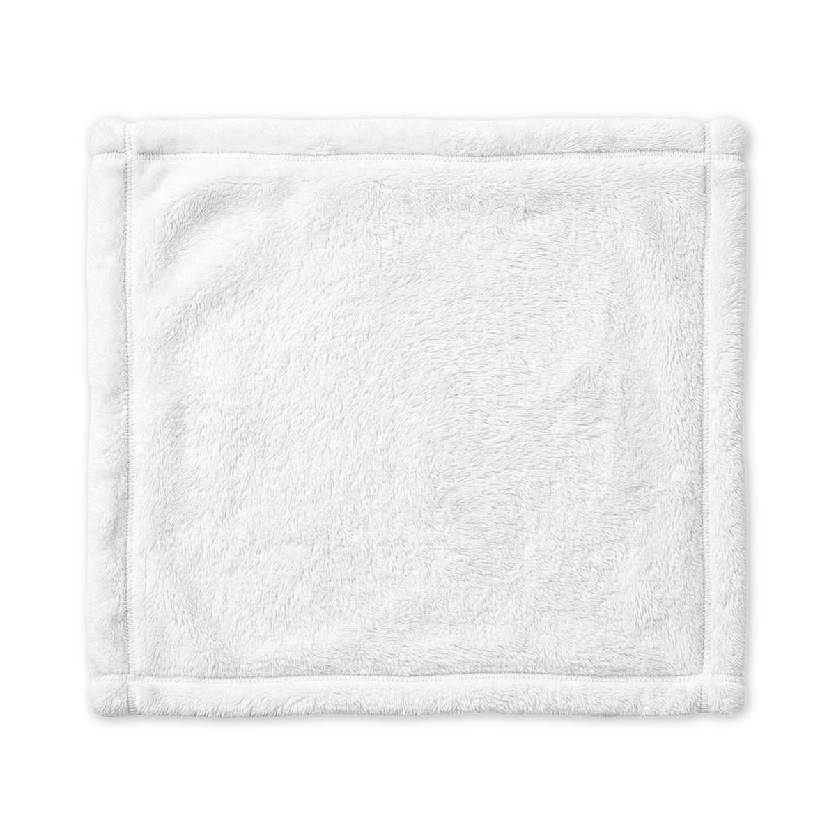 Personalized Minky Baby Lovey, blank front view