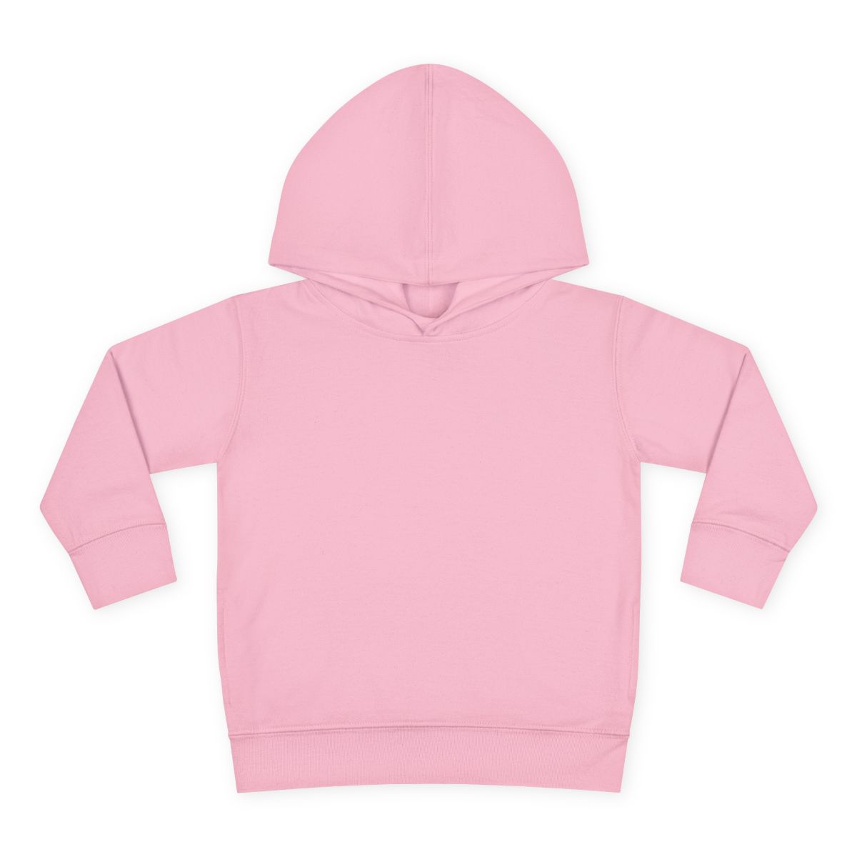 Personalized Toddler Hoodie in Pink, blank front view