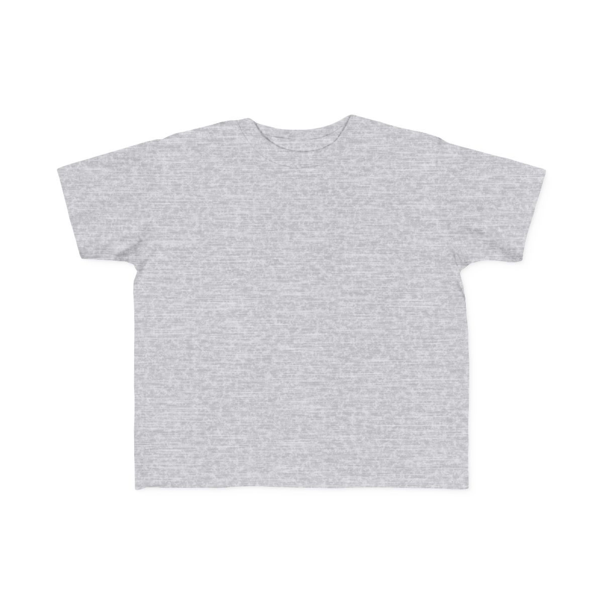 Personalized Toddler Tee in Heather, blank front view